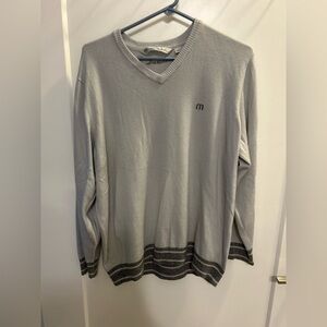 Travis Mathew V-Neck Acrylic/Nylon Sweater